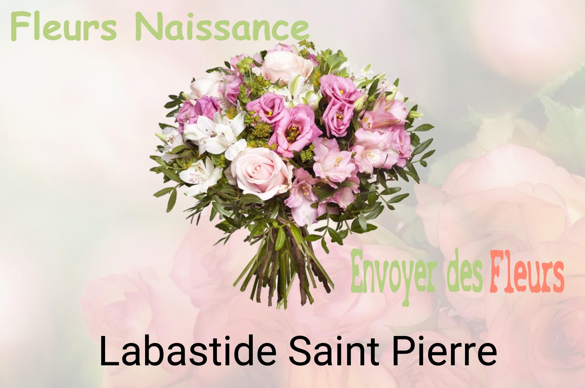 Bouquet de fleurs de naissance livré à Labastide-Saint-Pierre